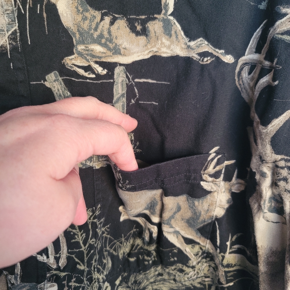 Redhead Deer Printed Button Down - image 2